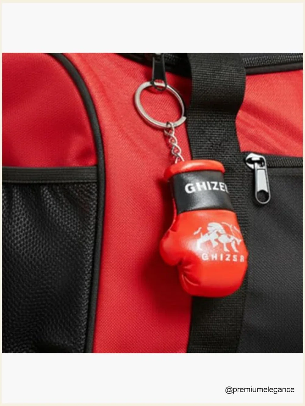 Mini Boxing Gloves Keychain PU Leather Sports Gift